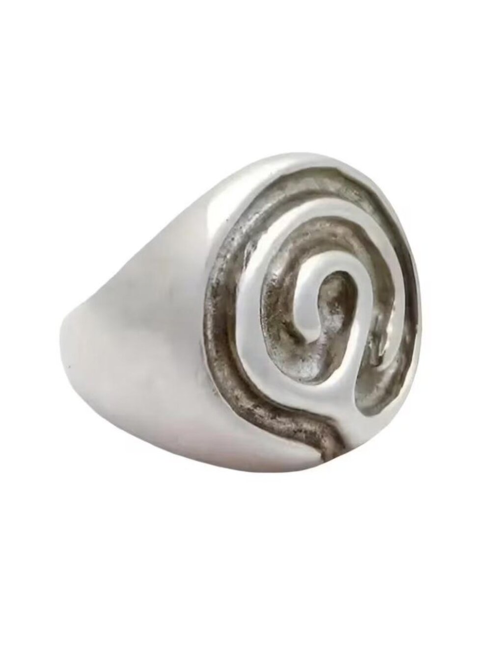 Vintage Sterling Silver Robert Lee Morris RLM Studio Swirl Maze Ring Size 6.25